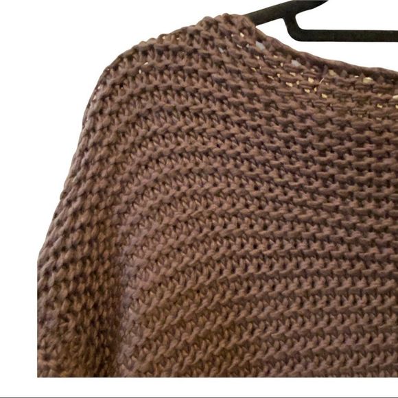 NWT LISTICLE wool/acrylic blend chunky knit long sleeve oversized sweater small - Picture 7 of 8